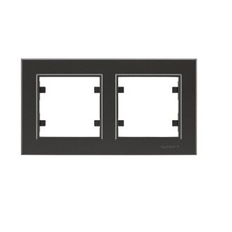 56050702 Karea 2-es keret, vízszintes, antracit