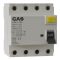 Fi relé 4P 40A   30mA,  230V~ , fehér