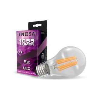 60618 Filament A60 8W 1055lm 2700K E27 300°