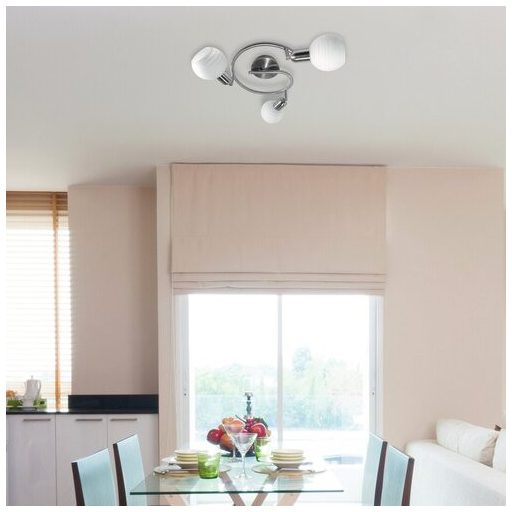 Aurel 3-as szpot E14 3x40W sz.kr opál