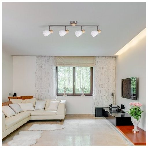 6489 Gavin 4-es spot E14 4x40W sz.króm bükkfa