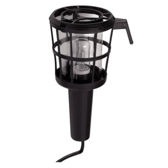   Kézilámpa, műanyagkosaras, üveg burával 5m, fekete,250V, max.: 60W, 5m 3x1.00 mmIP20