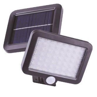 Napelemes LED reflektor mozgásérzékelővel 3W