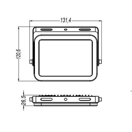 LED fényvető "Ispot"  10W 900lm 4000K IP65