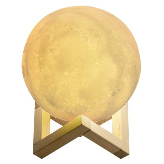   LED design lámpa MOONLIGHT újratölthető USB, távirányítóval, RGB, 120lm
