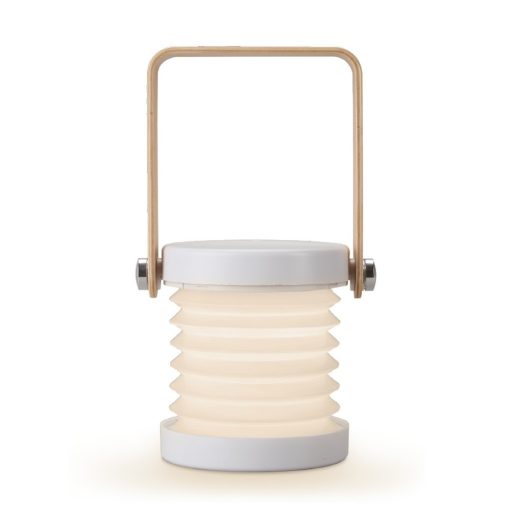 LED design lámpa LANTERN, újratölthető USB RGB