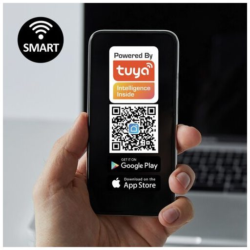 7246 Durbe kültéri fali/menny. lpt. kerek 10W 1200lm 3000-6500K; RGB; WIFI