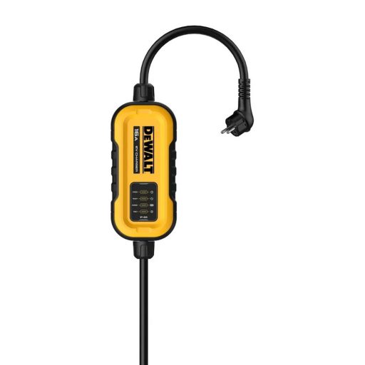 73722 EV Type2 DeWALT hordozható töltő 16A 3.7kW 7.5m IP44/IP65