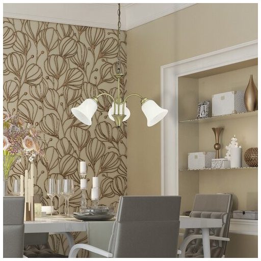 7373 Francesca 3 ágú csillár E14 3x40W bronz