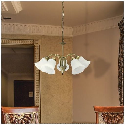 7375 Francesca 5 ágú csillár E14 5x40W bronz