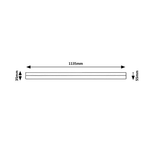 78052 Band2,belt.pultmeg. LED24W,L113,5cm,feh.
