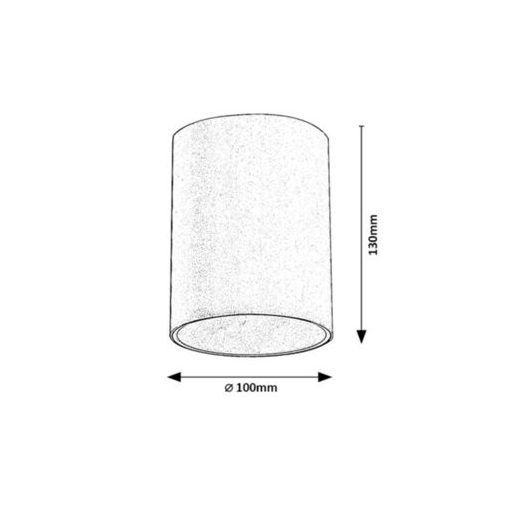 7819 Zombor,kül.menny,kerek,GU10,MAX35W,antr.