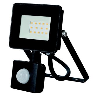   LED fényvető "EcoSpot2" 10W mozgásérzékelővel 900lm, fekete, IP65