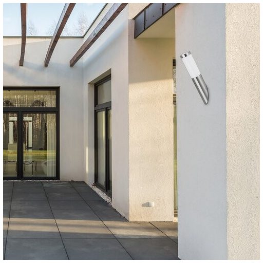 8261 Inox torch kült fali döntöttE27 25W IP44