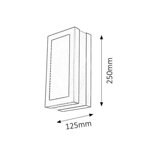 8683 Stuttgart kült fali E27 14W antracitIP44