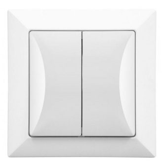 8701H OPAL csillárkapcsoló keret nélkül, fehér