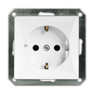 8705H OPAL egyes dugalj keret nélkül, földelt, fehér