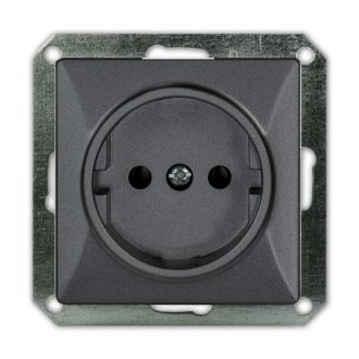 8713H OPAL egyes dugalj keret nélkül, földelt, grafit