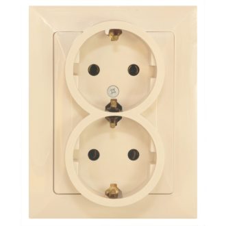 8726H OPAL dupla dugalj kerettel, bézs