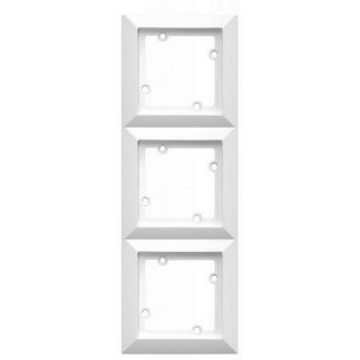 8731H OPAL hármas keret, fehér