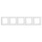 8733H OPAL ötös keret, fehér