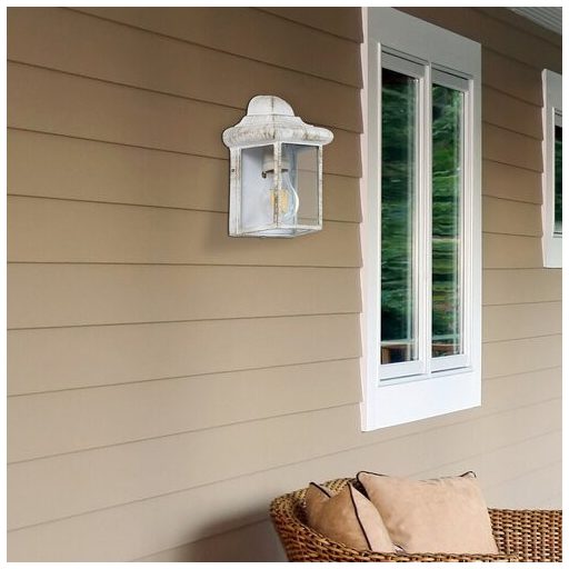 8753 Norvich, kültéri fali lámpa E27 max 60W a.fehér IP44