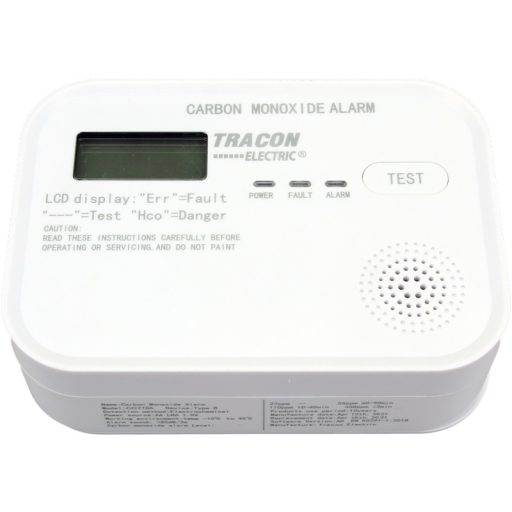 CO218A Szén-monoxid (CO) érzékelő4,5 VDC (3×1,5V AA), >85 dB