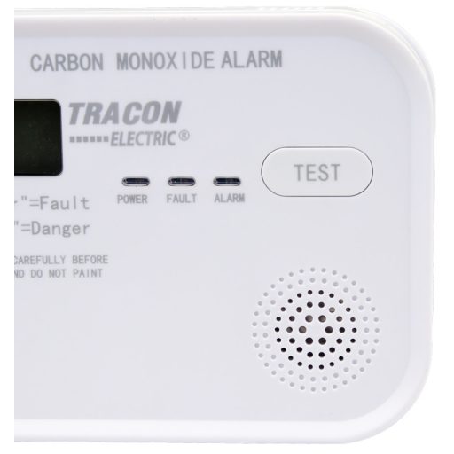 CO218A Szén-monoxid (CO) érzékelő4,5 VDC (3×1,5V AA), >85 dB