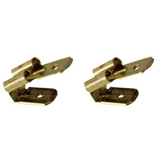   CSEL Szigeteletlen rátolható csatlakozó csap+hüvely, sárgaréz6,3×0,8mm, 1-2,5mm2