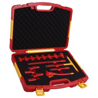   DSET16 16 db-os 1000V-ra szig. racsnis imbusz és dugókulcs készlet