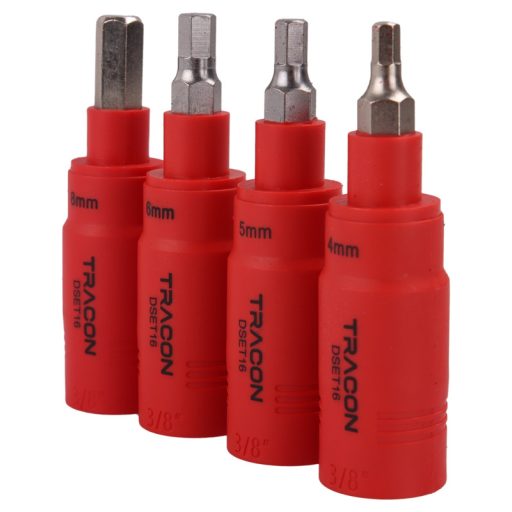 DSET16 16 db-os 1000V-ra szig. racsnis imbusz és dugókulcs készlet