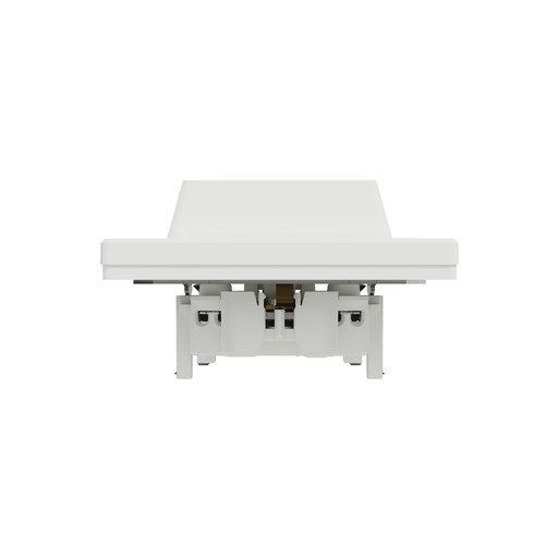 EPH9900121 ASFORA 2x2P+F csatlakozóaljzat, csavaros, kerettel, fehér