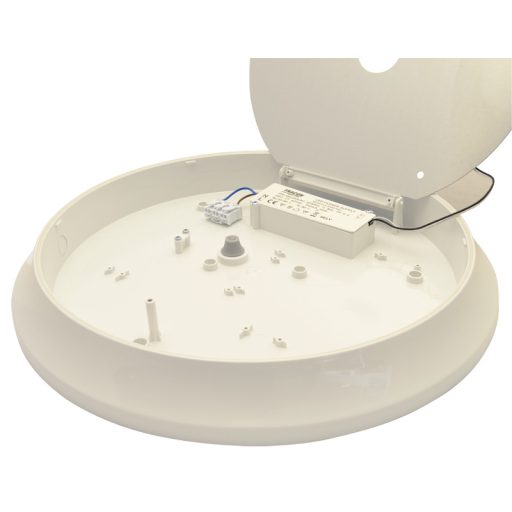 EVA14NW Műanyag burás falon kívüli LED világítótest100-240 V, 14 W, 1000 lm, 4000 K, IP54,D=305mm, E