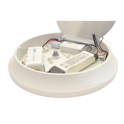 EVAE28NW Műanyag búrás falon kívüli LED világítótest inverterrel100-240 V,28/2 W,2100/140 lm,1 h,400