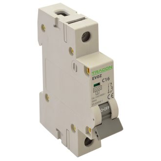   EVOZ1C10 Kismegszakító, 1 pólus, C karakterisztika10A, C, 1P, 6kA