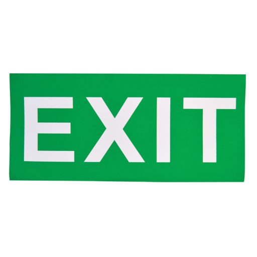 EXIT-03-J EXIT-03-J Élvilágítós LED kijáratjelző ragasztható piktogramokkal230V, 50Hz, 18×LED, 3h, 3,6V / 900m