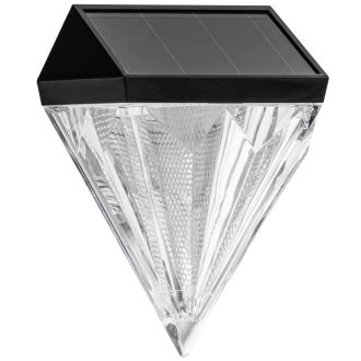   GARDIA GARDIA Napelemes kerti falilámpa0,05W, 3000K, 7 lm, 1,2V/600mAh NI-MH, IP44