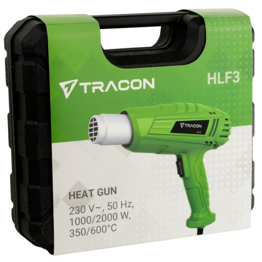 Hőlégfúvó230V, 50Hz, 1000/2000W, 350/600°C