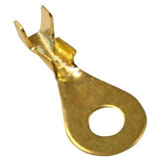   HSZ4 Sajtolható szigeteletlen szemes saru, sárgaréz1-2,5mm2, M4