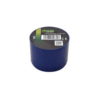 Szigetelőszalag, kék20m×50mm, PVC, 0-90°C, 40kV/mm