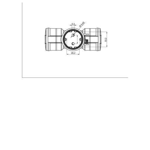 KE3 Hordozható 3-as csatlakozóaljzat gumikábellel250 VAC, 16 A, 3XSCHUKO, max. 3680 W, IP44, 1,5m