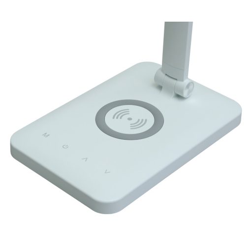 LALW7W LED asztali lámpa,szab.fényerő,színhőm,vezetéknélk.töltő100-240V, 50HZ, 7W, 550lm, 2700-5700K