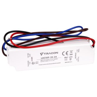   LDCVIP-60-12 Védett műanyag házas LED meghajtó 90-264VAC/12VDC,60W,0-5A, IP67
