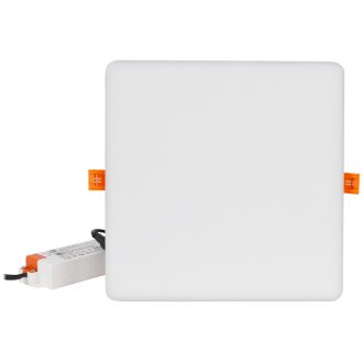   LED-DLNIP-6NW Védett, beépíthető LED mélysugárzó, négyzetes230 VAC, 6 W, 4000 K, 450 lm, IP66,D=75x7