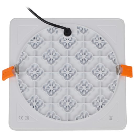 LED-DLNIP-6NW Védett, beépíthető LED mélysugárzó, négyzetes230 VAC, 6 W, 4000 K, 450 lm, IP66,D=75x7