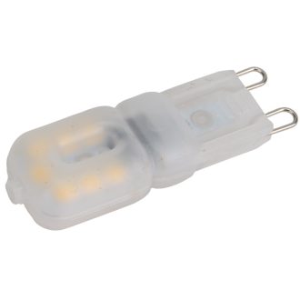   LG9X2,5NW LED fényforrás műanyag házban230 VAC, 2,5 W,4000 K,G9,180 lm, 270°, EEI=G