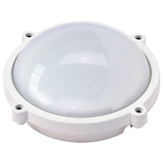   LHIPK8W Védett, műanyag házas LED hajólámpa, kerek forma230 VAC, 50 Hz, 8 W, 710 lm, 4000 K, IP65, E