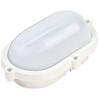   LHIPO8W Védett, műanyag házas LED hajólámpa, ovális forma230 VAC, 50 Hz, 8 W, 710 lm, 4000 K, IP65, 