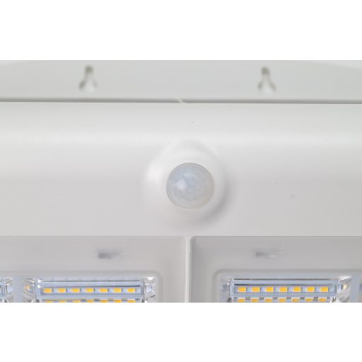 LSLBW7W Napelemes LED fali világítótest mozgásérzékelővel, fehér6,8 W, 4000 K, 800 lm, IP65, 3,7 V, 