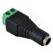 LSZJF55 Jack/csavaros csatlakozó hüvely LED szerelésekhez 5,5 mm, In: 4A